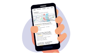 illustration appareil mobile positionnement local avocats