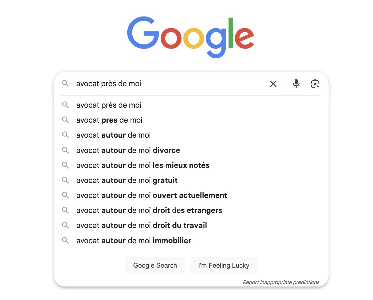 recherche local poiur avocat près de moi