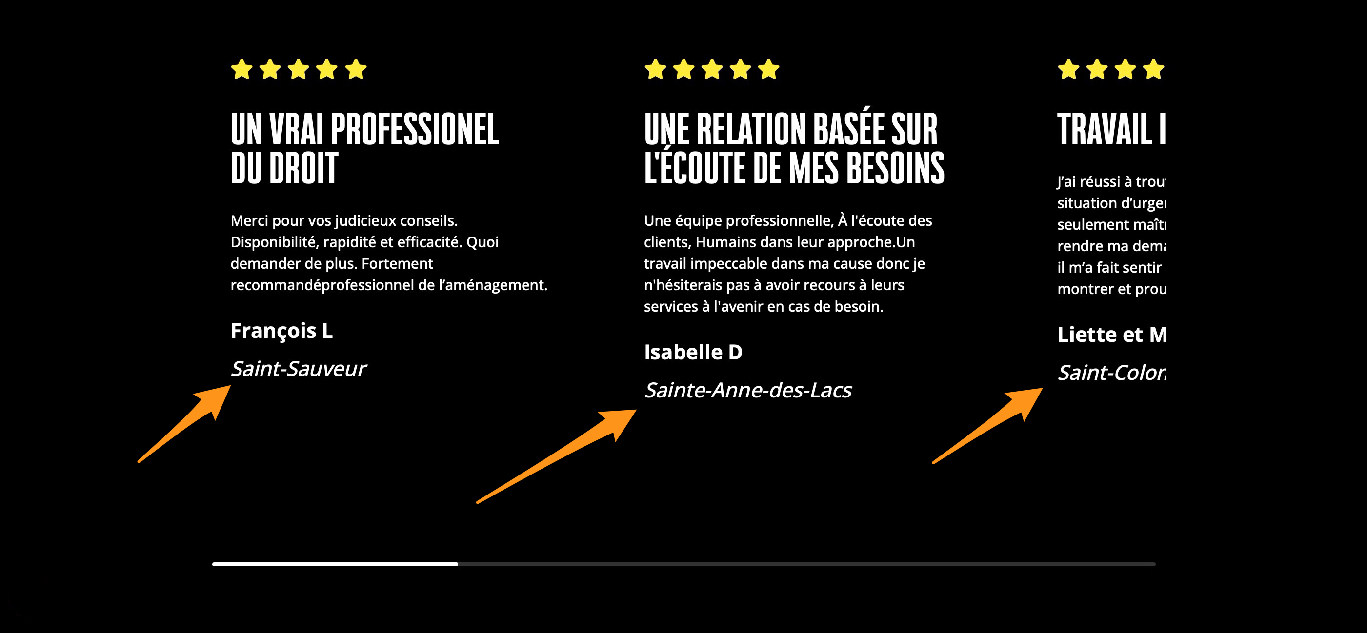 avis positif avocat local